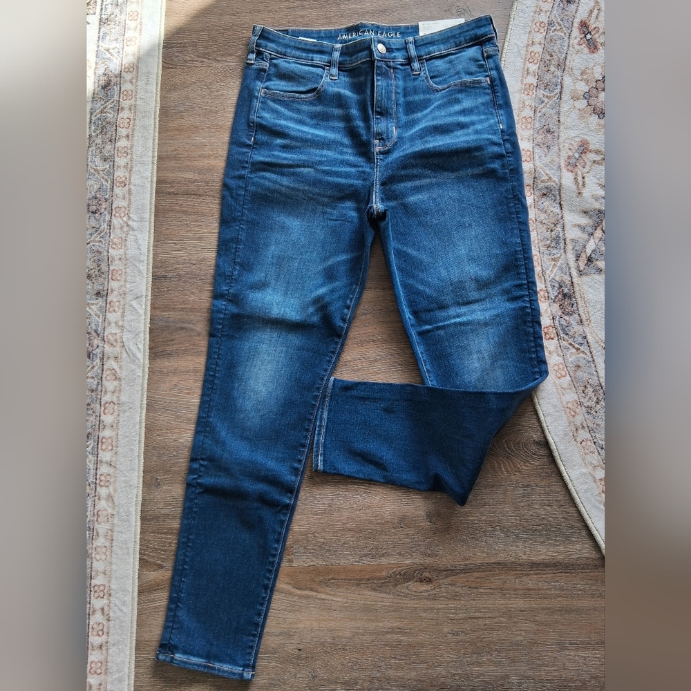 NWT American Eagle Hi Rise Jeggings 14 Regular